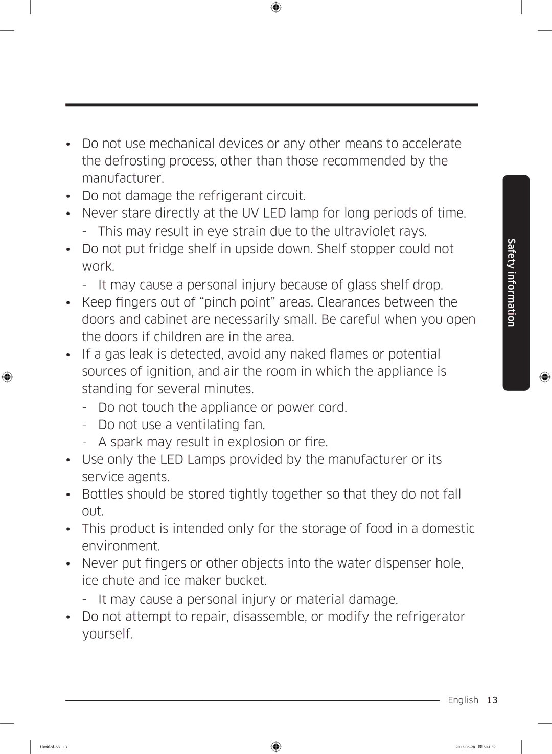 Samsung RF56K9041SR/ES manual English 13  